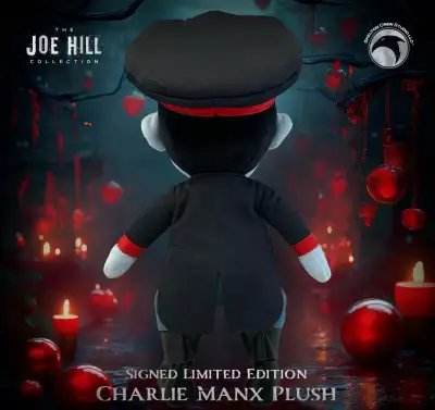 JOE HILL 2024 Edición limitada Charlie Manx Plush firmado — Stephen King