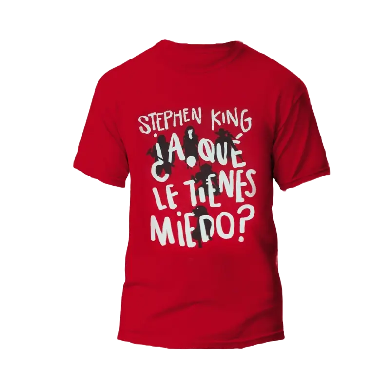 Remera ¿A qué le tienes miedo? — Stephen King - 1